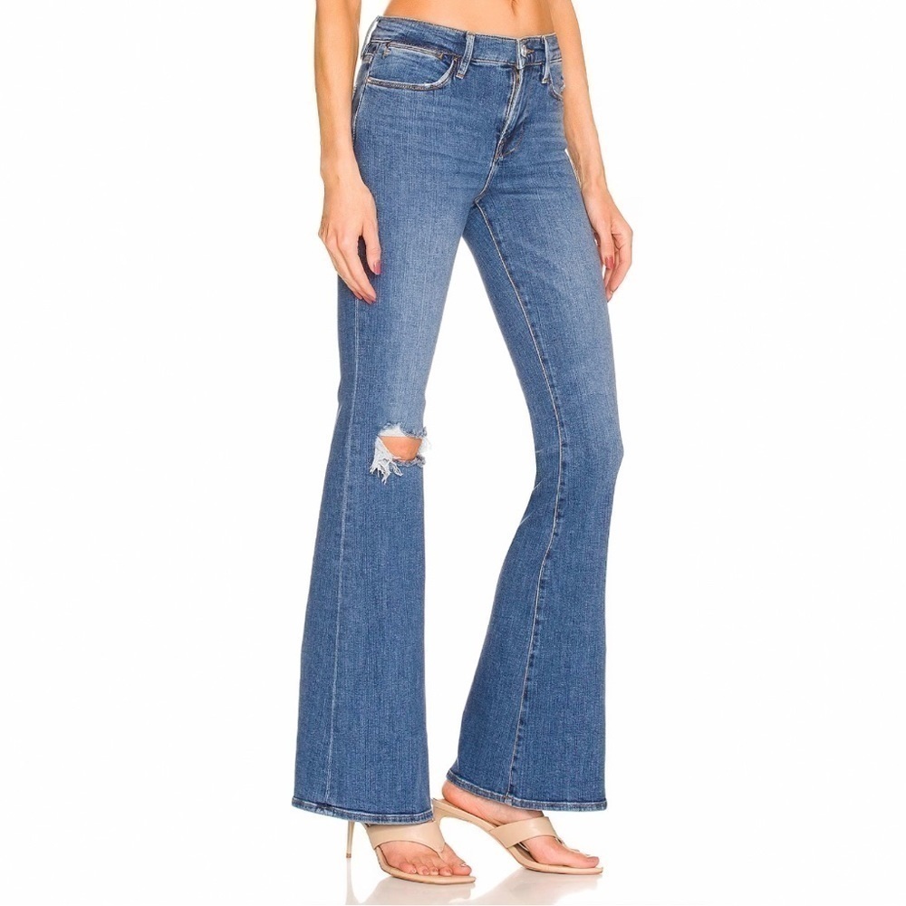 FRAME Le High Flare Jeans distressed size 29